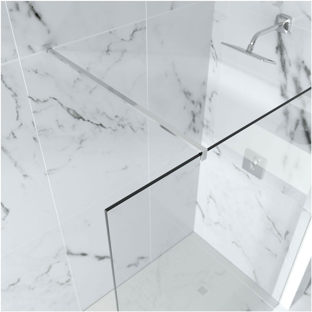 Lifestyle image of Merlyn 8 / 10 Series Wetroom Straight Stabilising Bar